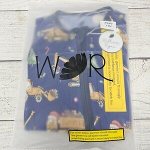 NEW!!! William & Ryan Baby Boy Bamboo Christmas Construction Zippy Size 3-6 mont